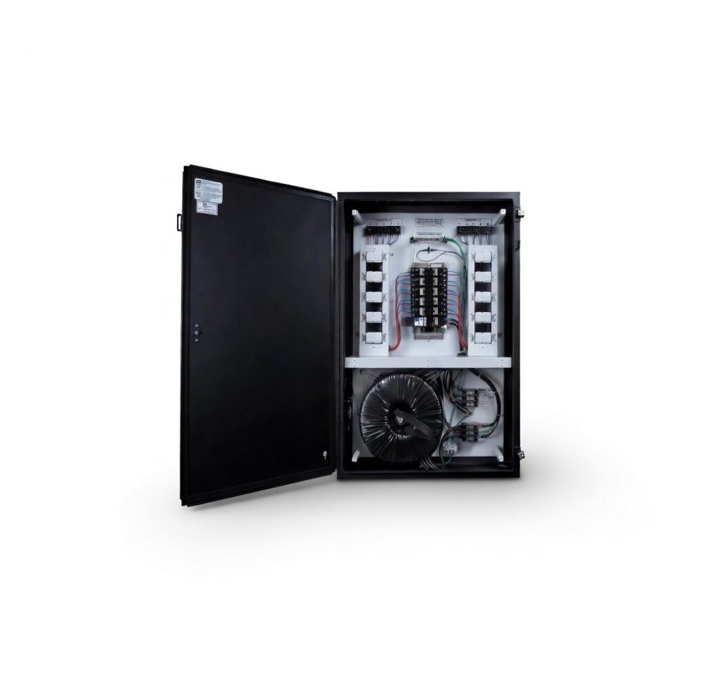 Custom toroidal transformer by Bridgeport Magnetics – high efficiency, low noise, and compact design for medical, industrial, datacenter, and audio applications