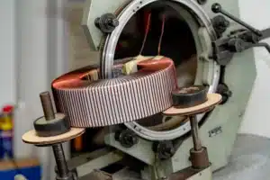 Custom toroidal transformer by Bridgeport Magnetics – high efficiency, low noise, and compact design for medical, industrial, datacenter, and audio applications