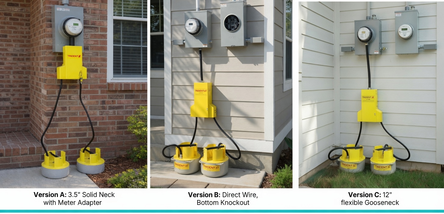 Trident Power Restoration Autotransformer, Installation, Add-a-phase, Servisavor