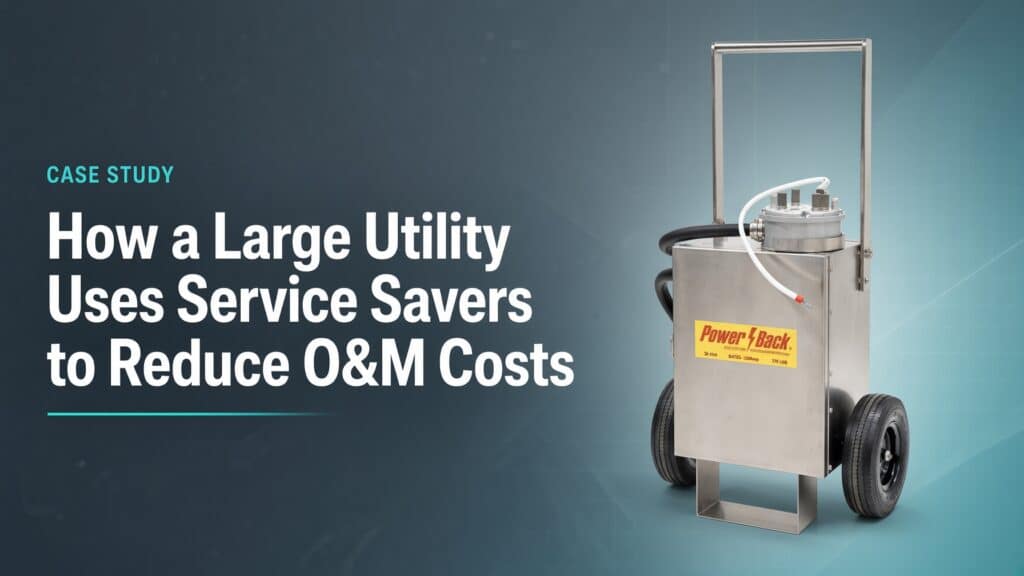 How a Large Utility Uses Service Savers to Reduce O&M Costs